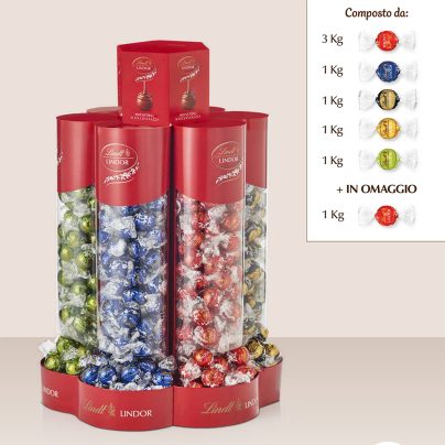 EXPO GIREVOLE LINDOR Kg.7+1 OMAGGIO ART.854141 [LINDT102]