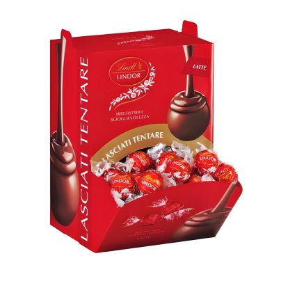 LINDOR BOULES LATTE (ROSSO) x 96 Pz.Kg.1,2 ART.865136 [LINDT205]