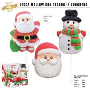 NATALE LECCA MALLOW EXPO x 12 Pz. V.2,00 ART.46101 [ROSSINIS444]