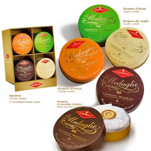 EXPO MEDAGLIE TORRONE RICOPERTO Gr.150 x 16 Pz. ART.16505 [CONDO130]