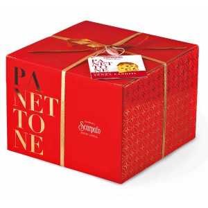 PANETTONE SZ CANDITI SCATOLA ROSSA ORO Kg.1 [SCARPA10261]