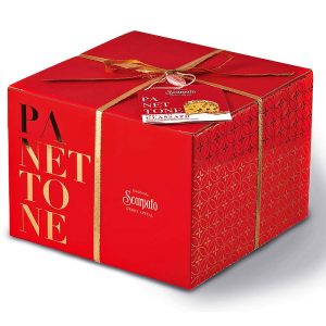 PANETTONE GLASSATO SCATOLA ROSSA ORO Kg.1 [SCARPA12172]