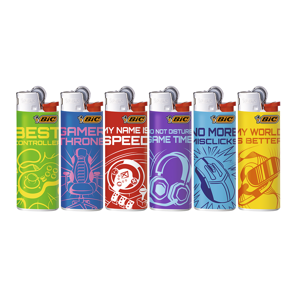 TRUE GAMER J25 MINI BIC x 50 Pz. DECORATO [BIC138]