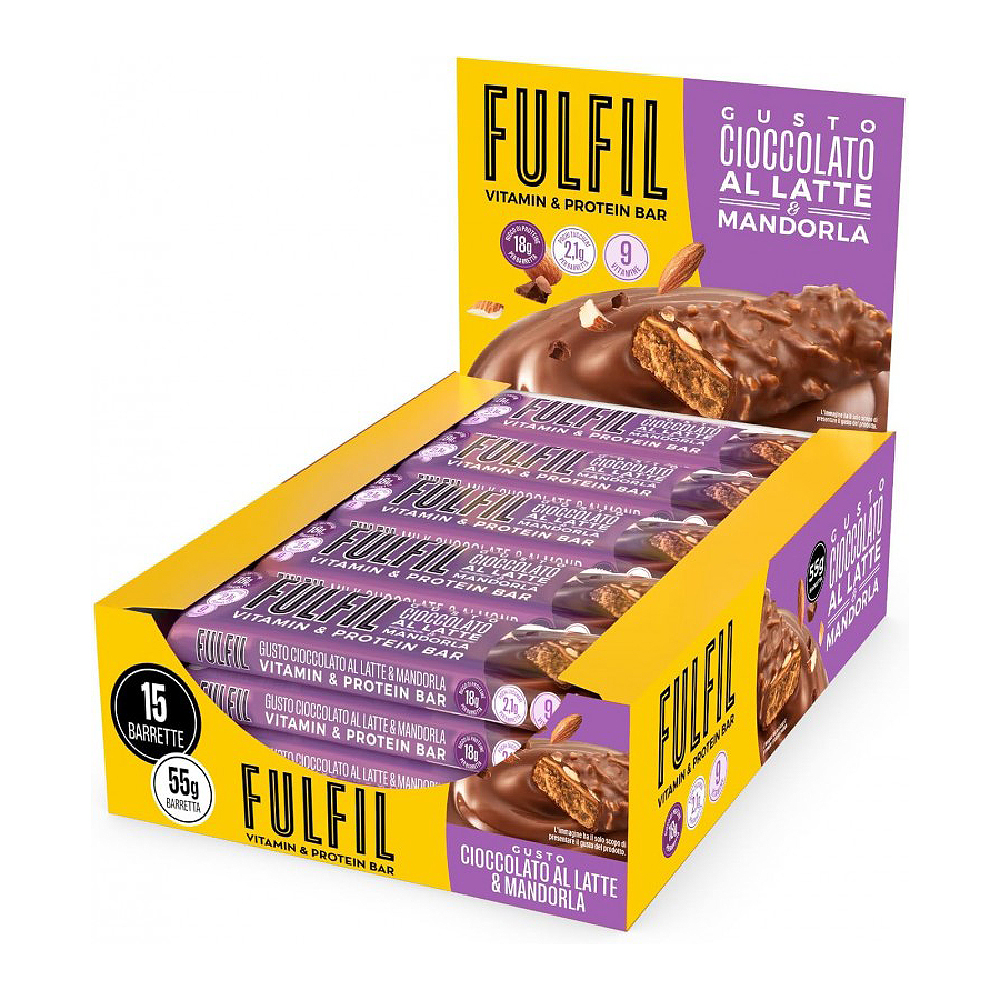 FULFIL BARRETTA CIOCCOLATO E MANDORLA Gr.55 x 15 Pz. [FERR625]