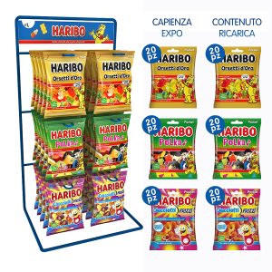 EXPO BUSTE HARIBO BANCO Gr.80 x 120 Pz. [HARI101]