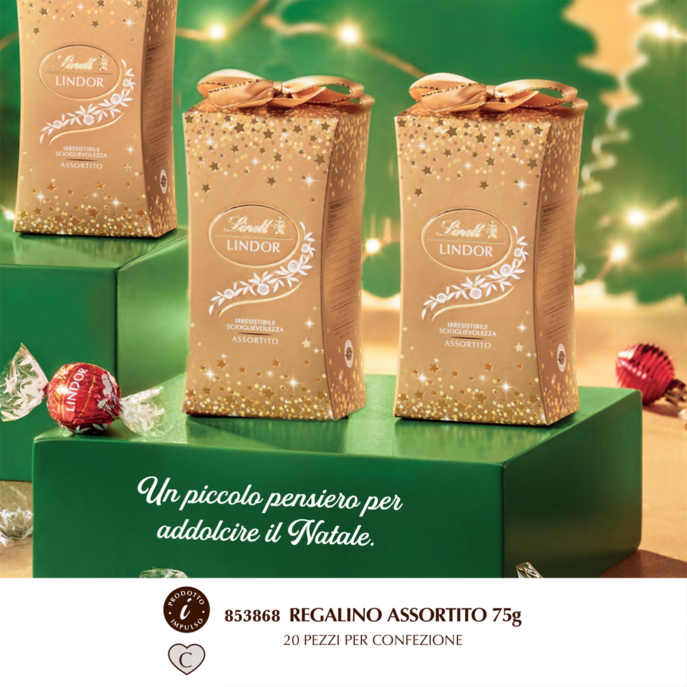 REGALINO LINDOR ORO Gr.75 x 20 Pz. ART.865735 [LINDT330]