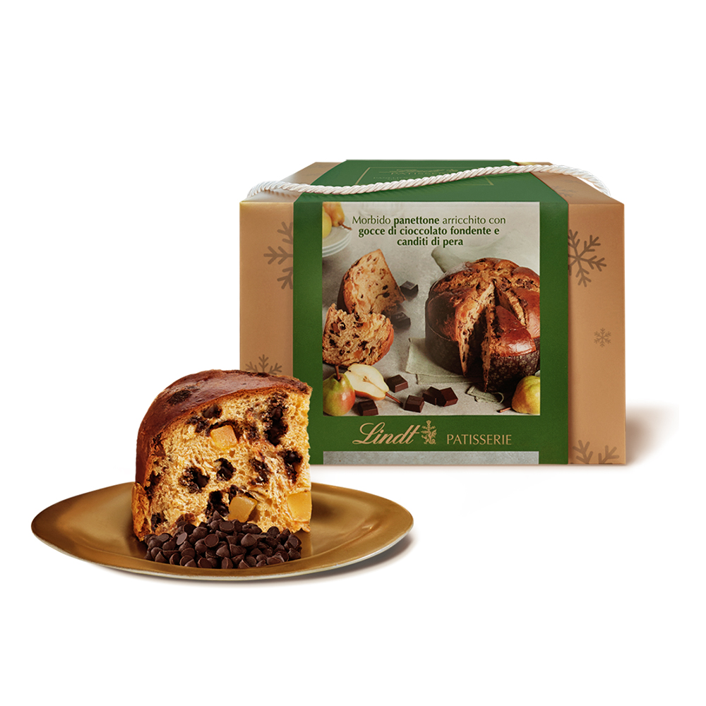 PANETTONE CHOCO PERA LINDT Gr.750 V.24,00 ART.865858 [LINDTNATALE325]