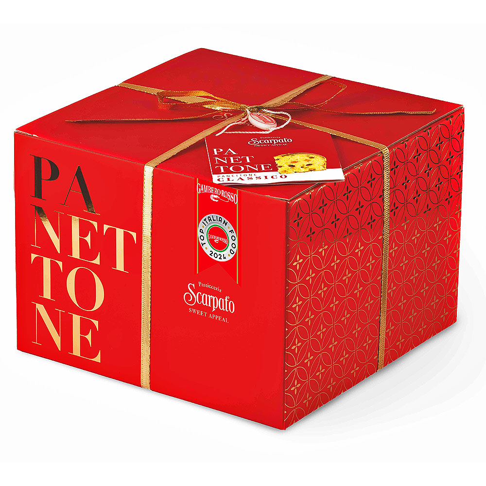 PANETTONE CLASSICO SCATOLA ROSSA ORO Kg.1 [SCARPA10260]