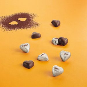 MINI CUORICINI FONDENTE Kg.1 (250 Pz) V.0,30 ART.071703 [CAFFAREL130]