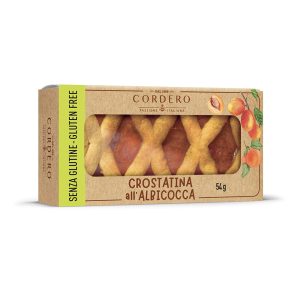 CROSTATINA ALBICOCCA SENZA GLUTINE Gr.54 x 15 Pz. COR101 [CORDERO105]