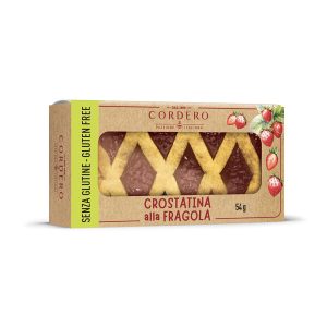 CROSTATINA FRAGOLA SENZA GLUTINE Gr.54 x 15 Pz. COR154 [CORDERO115]
