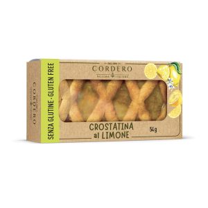 CROSTATINA LIMONE SENZA GLUTINE Gr.54 x 15 Pz. COR584 [CORDERO120]