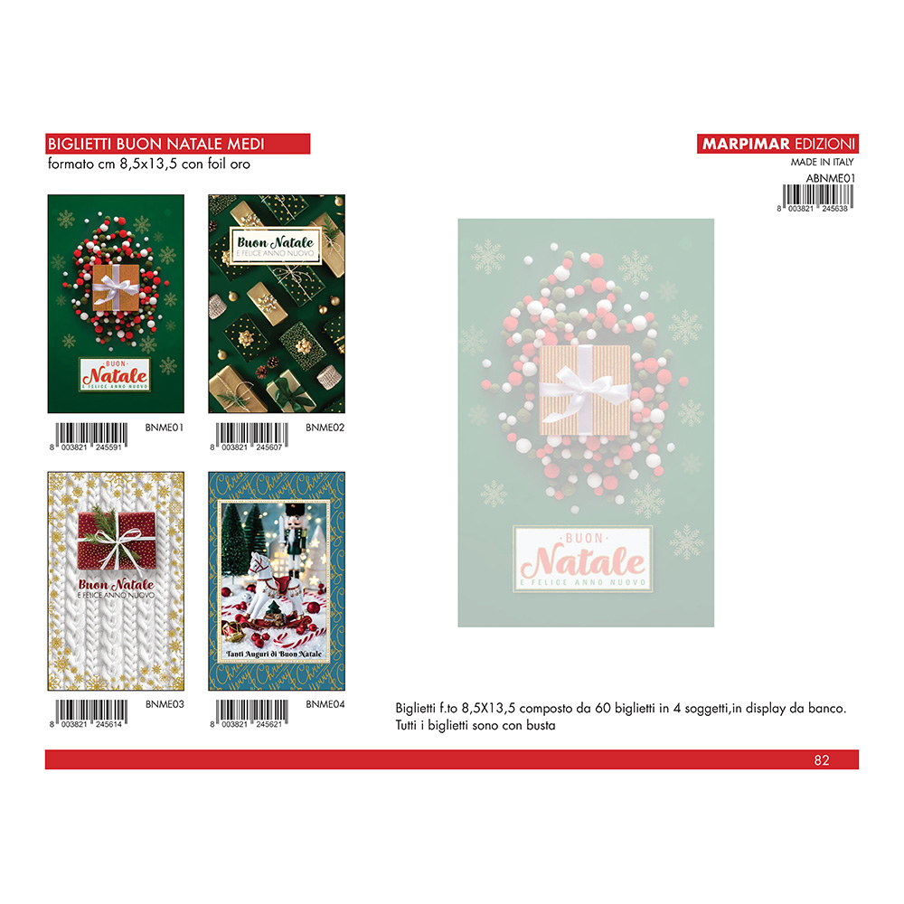 CHIUDIPACCO NATALE MEDI FOIL ORO x 60 Pz. ART.ABNME01 [MARPIMAR262]