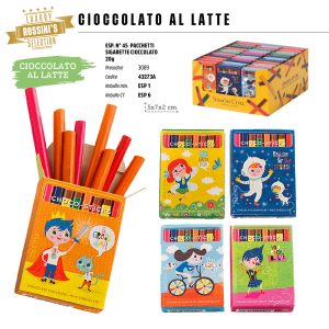 SIGARETTE CIOCCOLATO EXPO Gr.20 x 45 Pz. V.1,50 ART.43273A [ROSSINIS448]