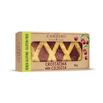 CROSTATINA CILIEGIA SENZA GLUTINE Gr.54 x 15 Pz. COR585 [CORDERO125]