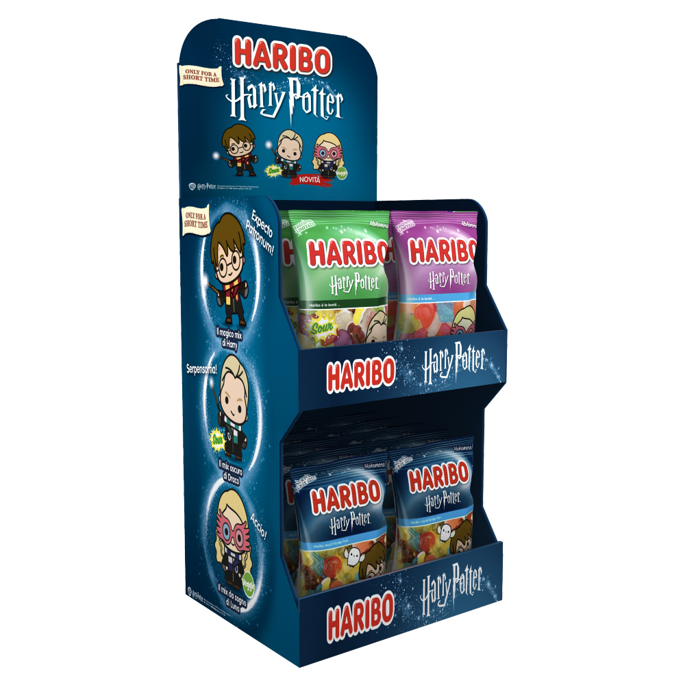 EXPO HARRY POTTER GR.80 x 40 Pz. BUSTE HARIBO [HARI615]