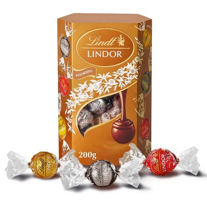 CORNET LINDOR ORO Gr.200 x 12 Pz. ART.853491 [LINDT240]
