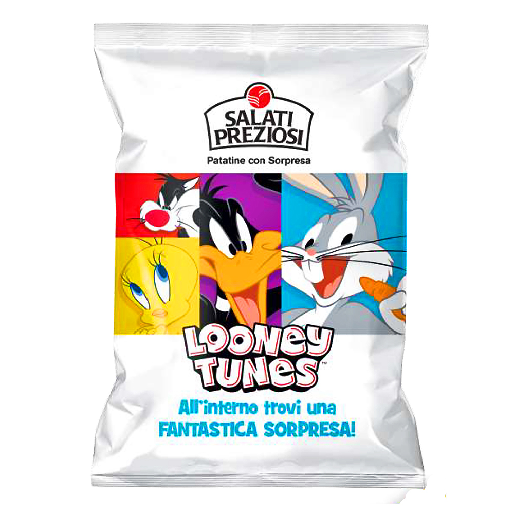 LOONEY TUNES ORIGINALI SORPRESE PATATINA Gr.25 x 24 Pz. [MITICA140]