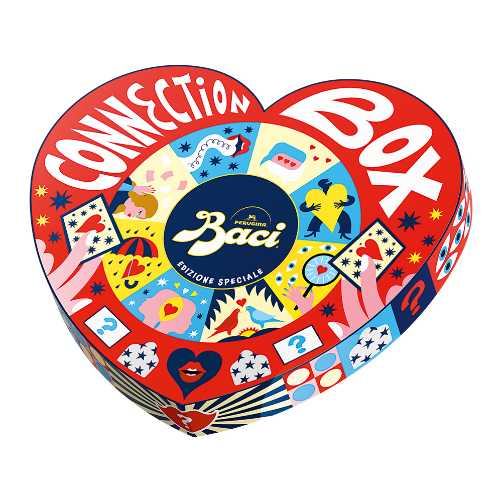 BACI MAXI CUORE CONNECTION Gr.150 V.15,50 COD.29538 [PERUVAL130]