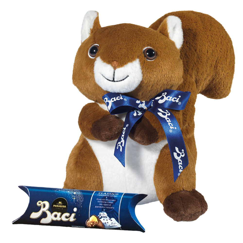 PELUCHE SCOIATTOLO BACI Gr.37,5 x 1 Pz. V.20,00 ART.27882 [PERUVAL160]