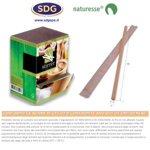 PALETTA LEGNO LUNGA IMBUSTATA cm 19,0 x 1000 Pz. ART.13786 [SDG316]