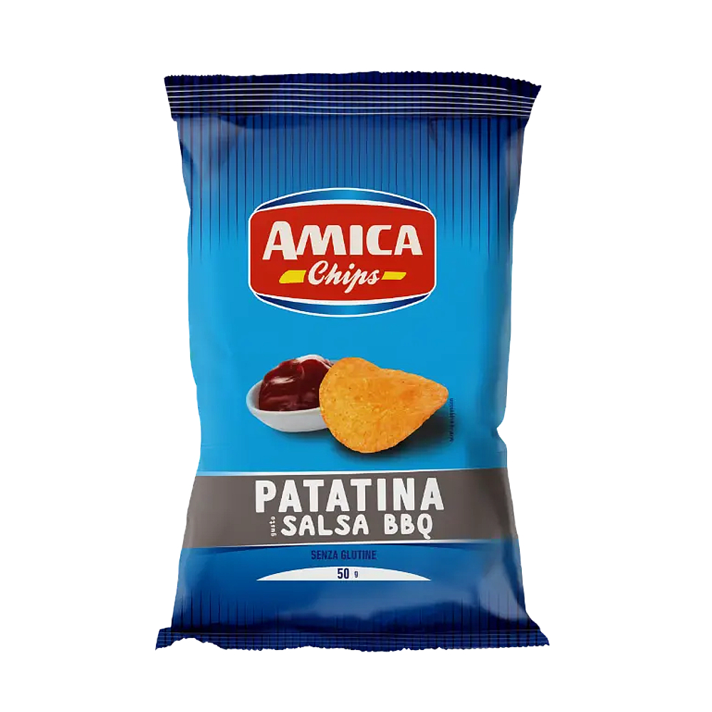 BARBECUE AMICA CHIPS x 21 Pz. [AMICACHIPS165]