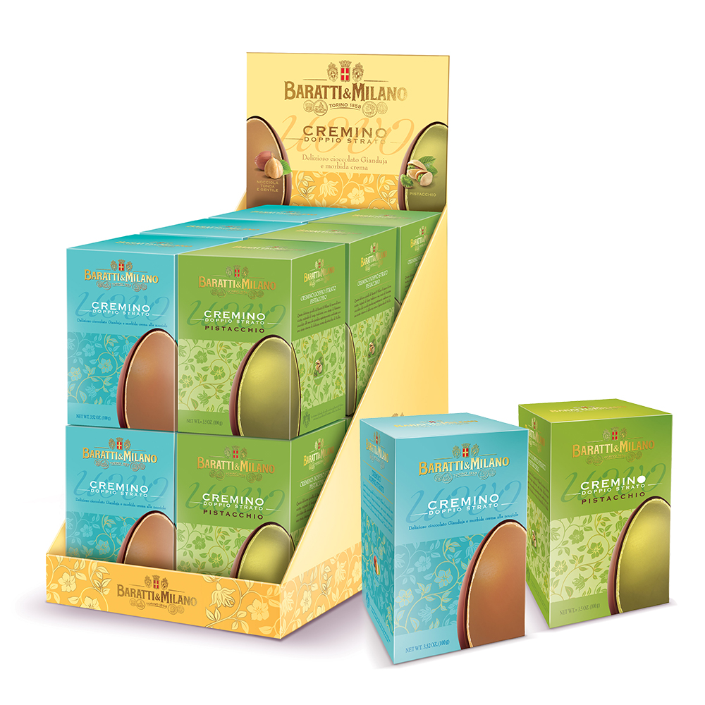 MINI UOVO CREMINO CLAS./PISTACCH. EXPO Gr.100 x12 Pz. V.11,50 ART.4919 [BARATTI335]