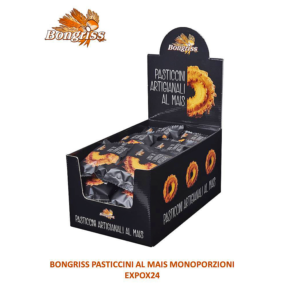 BONGRISS PASTICCINI AL MAIS MONOPORZIONE EXPO x 24 Pz. [BARBARIA130]