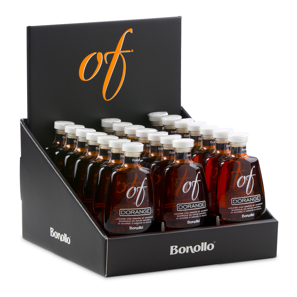 DORANGE LIQUORE SCORZE D'ARANCIA 40? MIGNON Cl.5 x 21 Pz. [BONOLLO105]