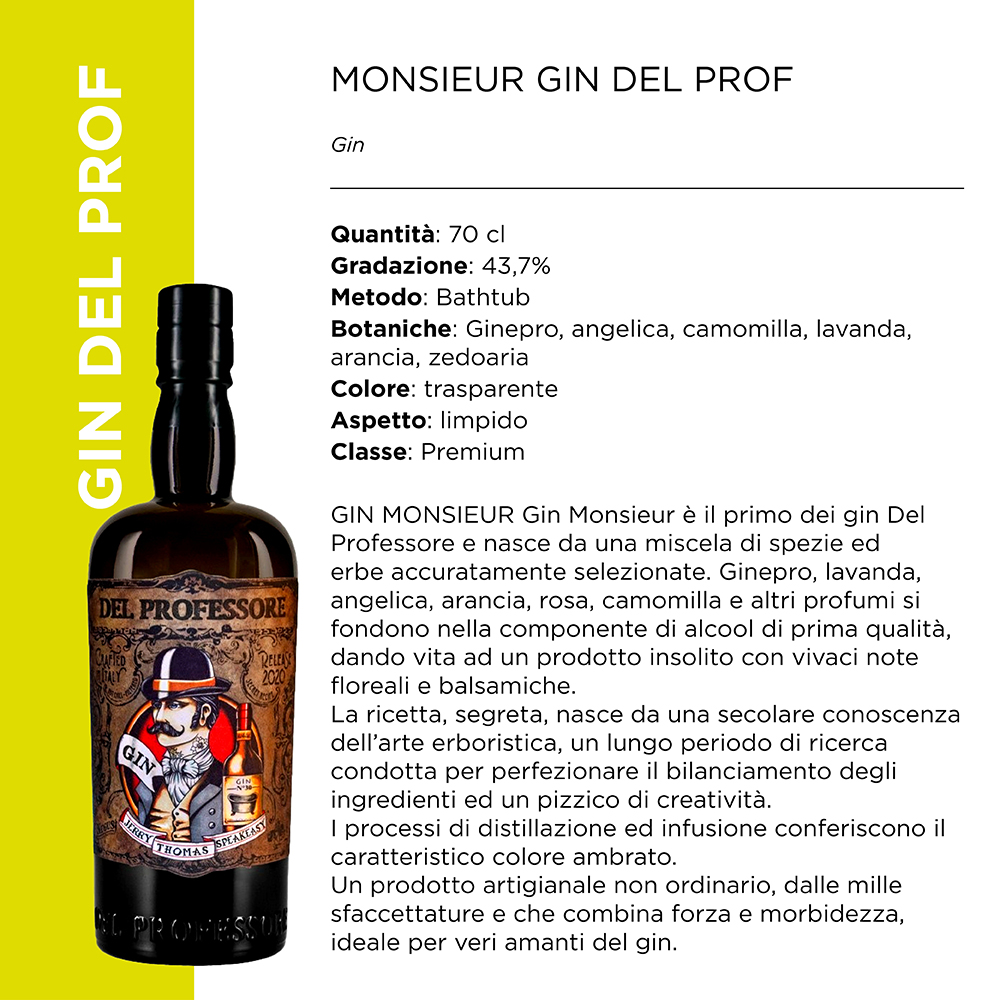 MONSIEUR GIN DEL PROF.43,7? x Cl.70 [CAMPARI150]