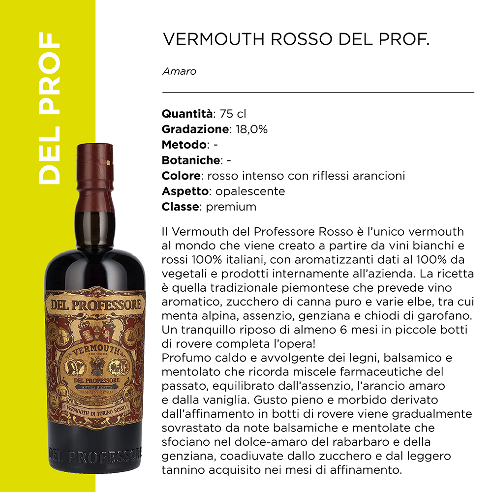 VERMOUT ROSSO 18? x Cl.75 DEL PROF. [CAMPARI170]