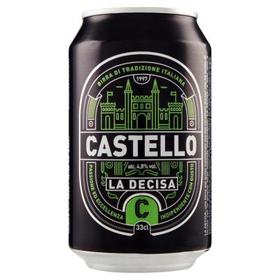 BIRRA CASTELLO LA DECISA LATT. cl.33 x 24 Pz. [CASTELLO100]