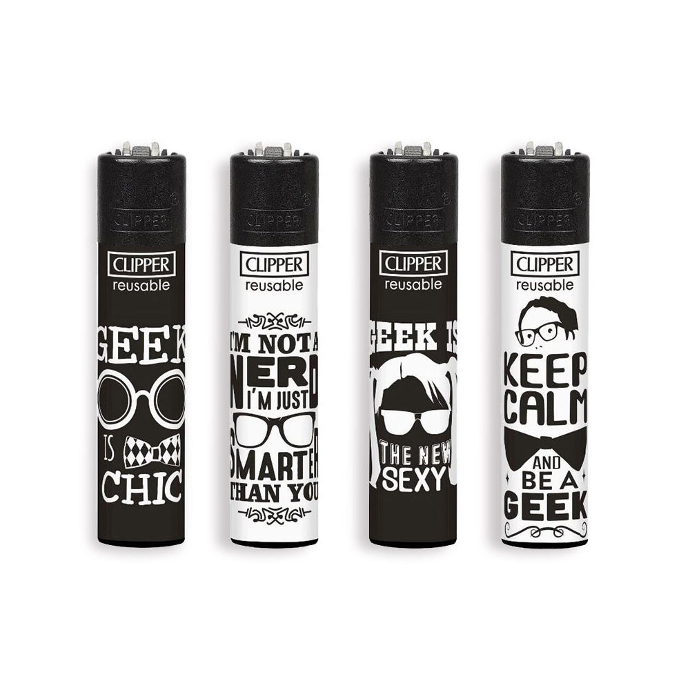 NERD SENTENCES + BW + LB CLIPPER LARGE x 48 Pz. [CLIPPER605]