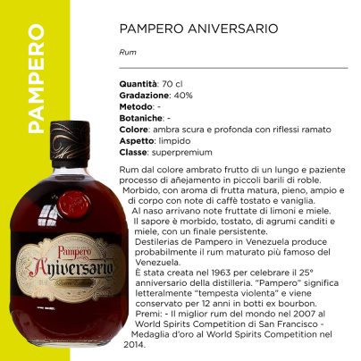 PAMPERO ANIVERSARIO 40? x Cl.70 [MONTENEGRO155]
