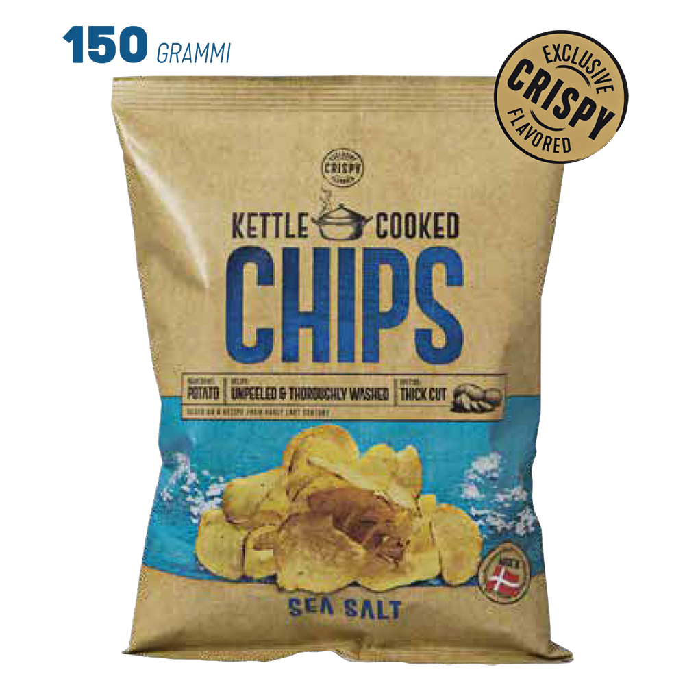 KETTLE CHIPS SEA SALT Gr.150 x 8 PZ. [DULCIS350]