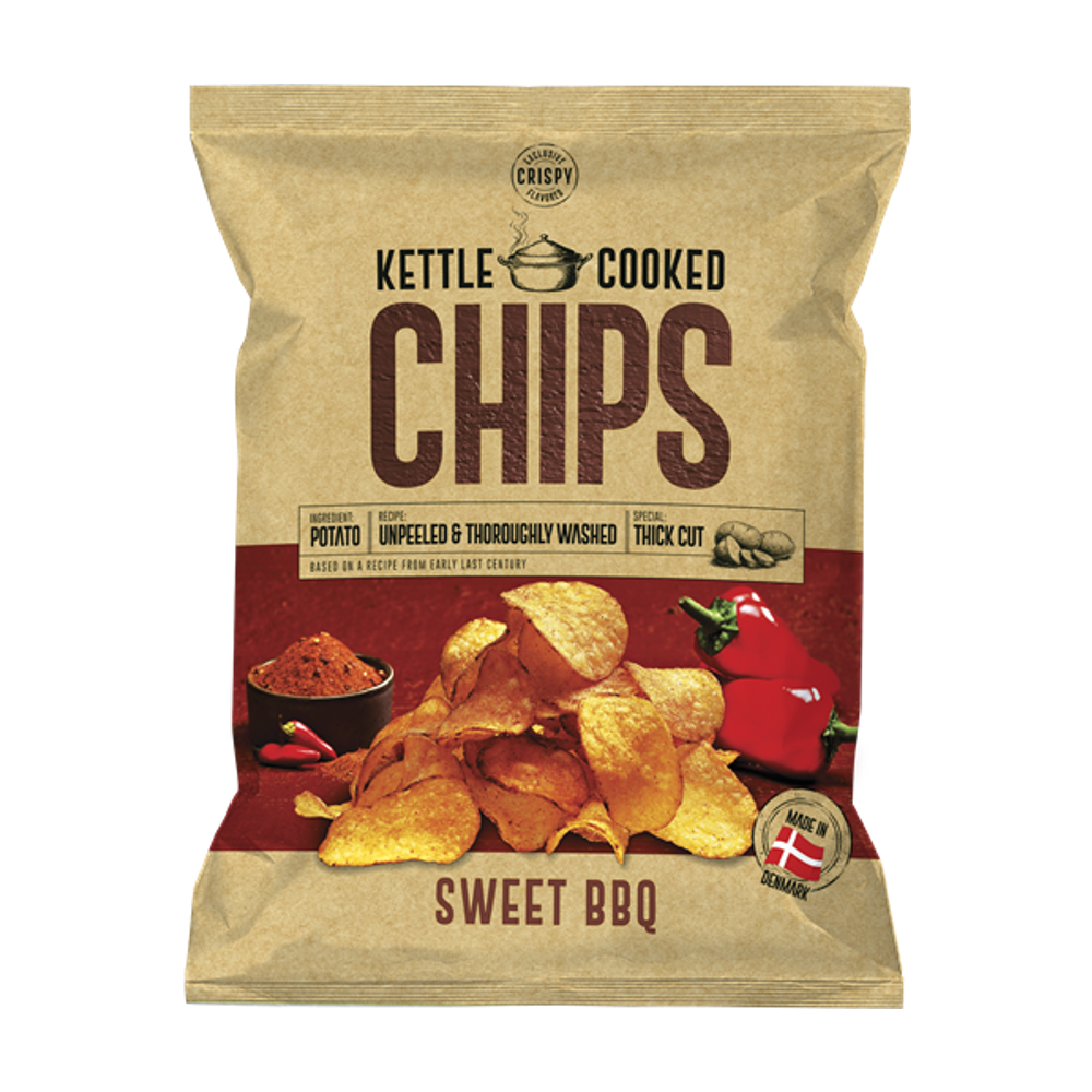 KETTLE CHIPS SWEET BBQ Gr.150 x 8 PZ. [DULCIS365]
