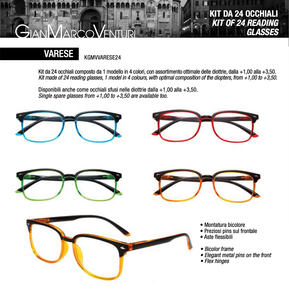 KIT VARESE EXPO OCCHIALI GMV x 24 Pz.V.10,90 [ESPRESSO133]