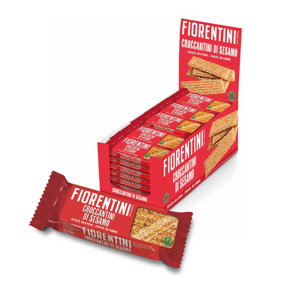 CROCCANTINI SESAMO FIORENTINI x 24 Pz. [FIORENTINI100]
