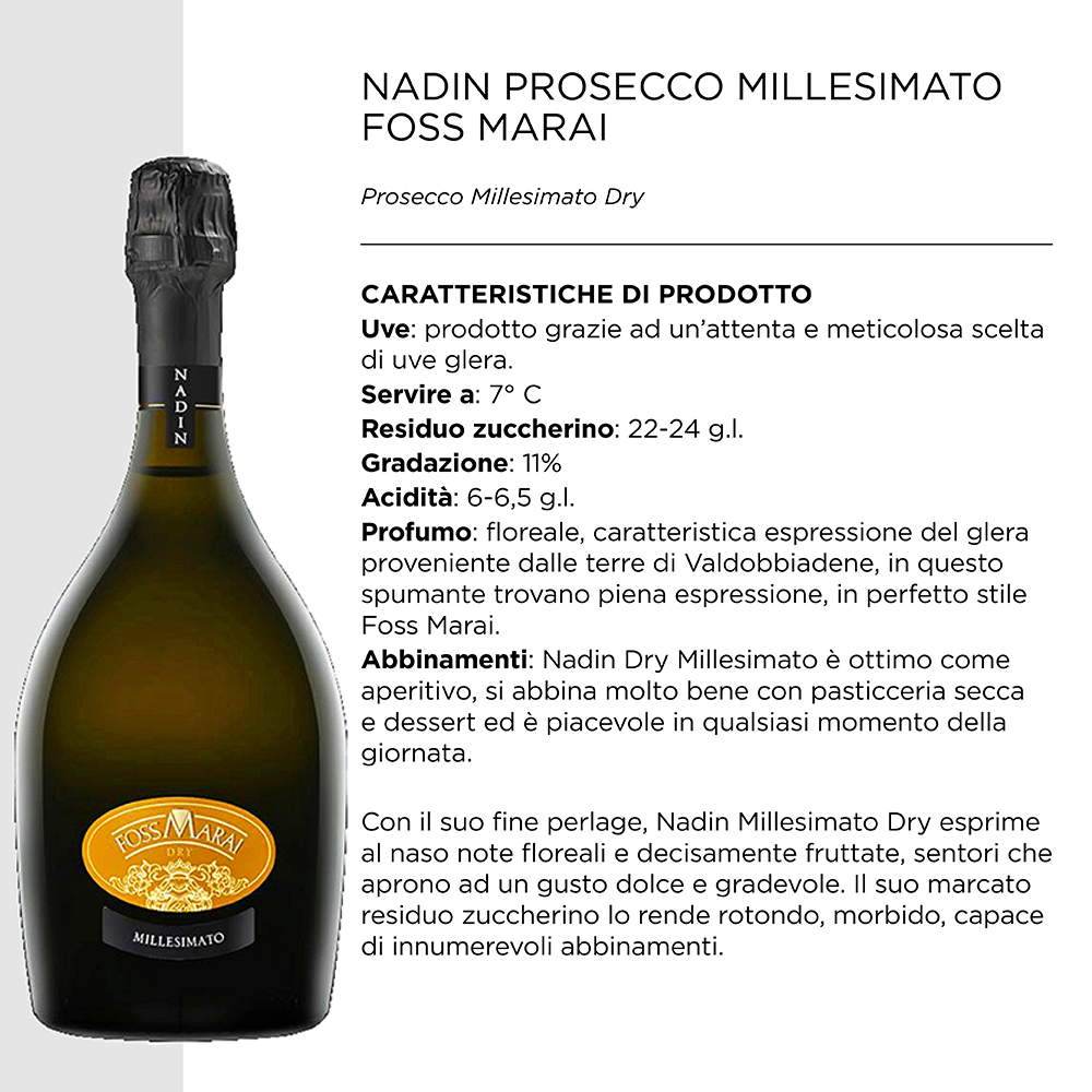 FOSSMARAI NADIN 2023 LT.0,75 x 6 Pz. MILLESIMATO [FOSSMARAI110]