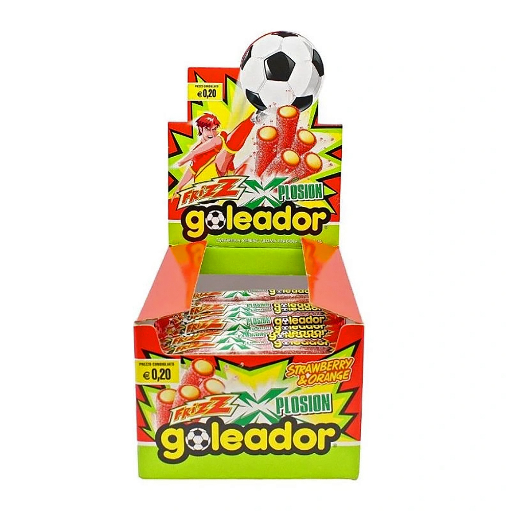 GOLEADOR XPLOSION FRIZZ STRAWBERRY-ORANGE x 120 Pz. [GELC108]