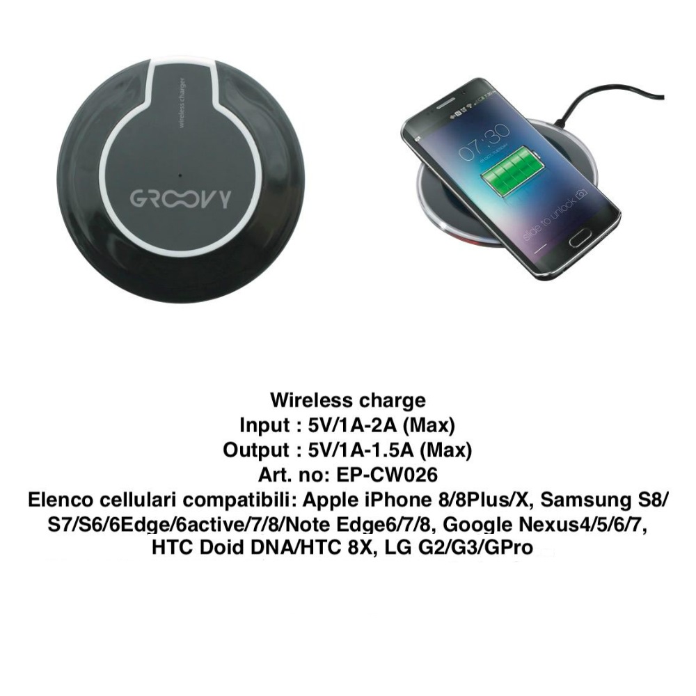 PAD WIRELESS x 5 Pz. [GROOVY160]