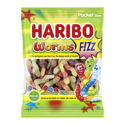 HALAL WORMS FRIZZI Gr.80 x 30 PZ. BUSTA [HARI920]