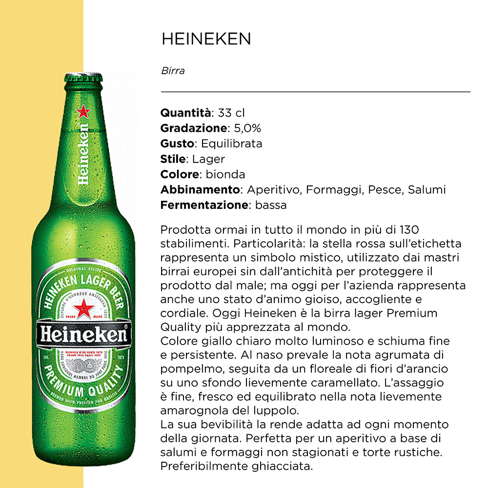 HEINEKEN BOTTIGLIA Cl.33 x 24 Pz. [HEINEKEN100]
