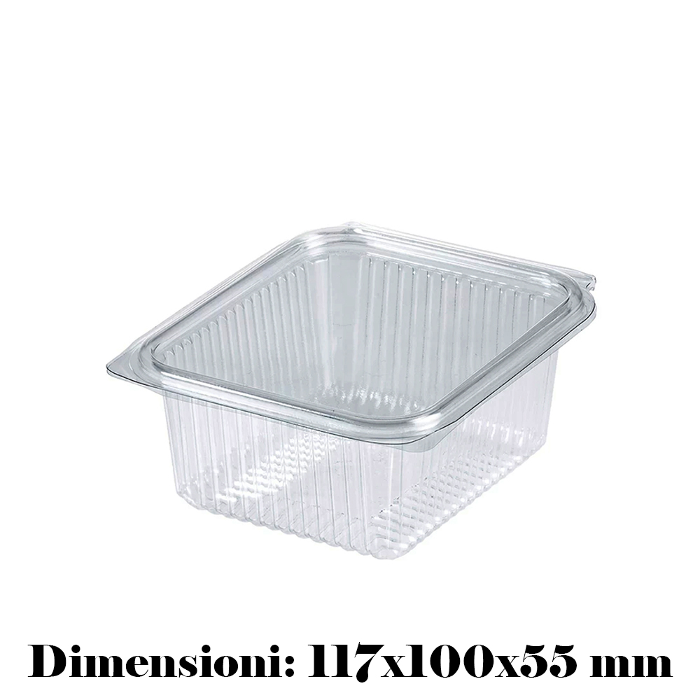 CONTENITORE+COPERCHIO PET TRASP. ML 500 x 50 Pz. COD.V00553 [HOTFORM105]