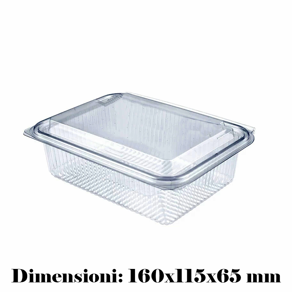 CONTENITORE+COPERCHIO PET TRASP. ML 1000 x 50 Pz. COD.V00556 [HOTFORM115]