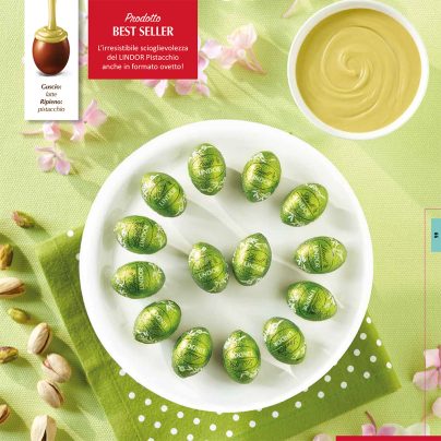 OVETTI LINDOR PISTACCHIO x Gr.500 Pz.59 ART.850593 [LINDTPASQUA105]