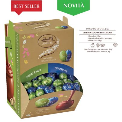 EXPO OVETTI LINDOR ASSORTITI Kg.2 Pz.236 ART.865566 [LINDTPASQUA108]