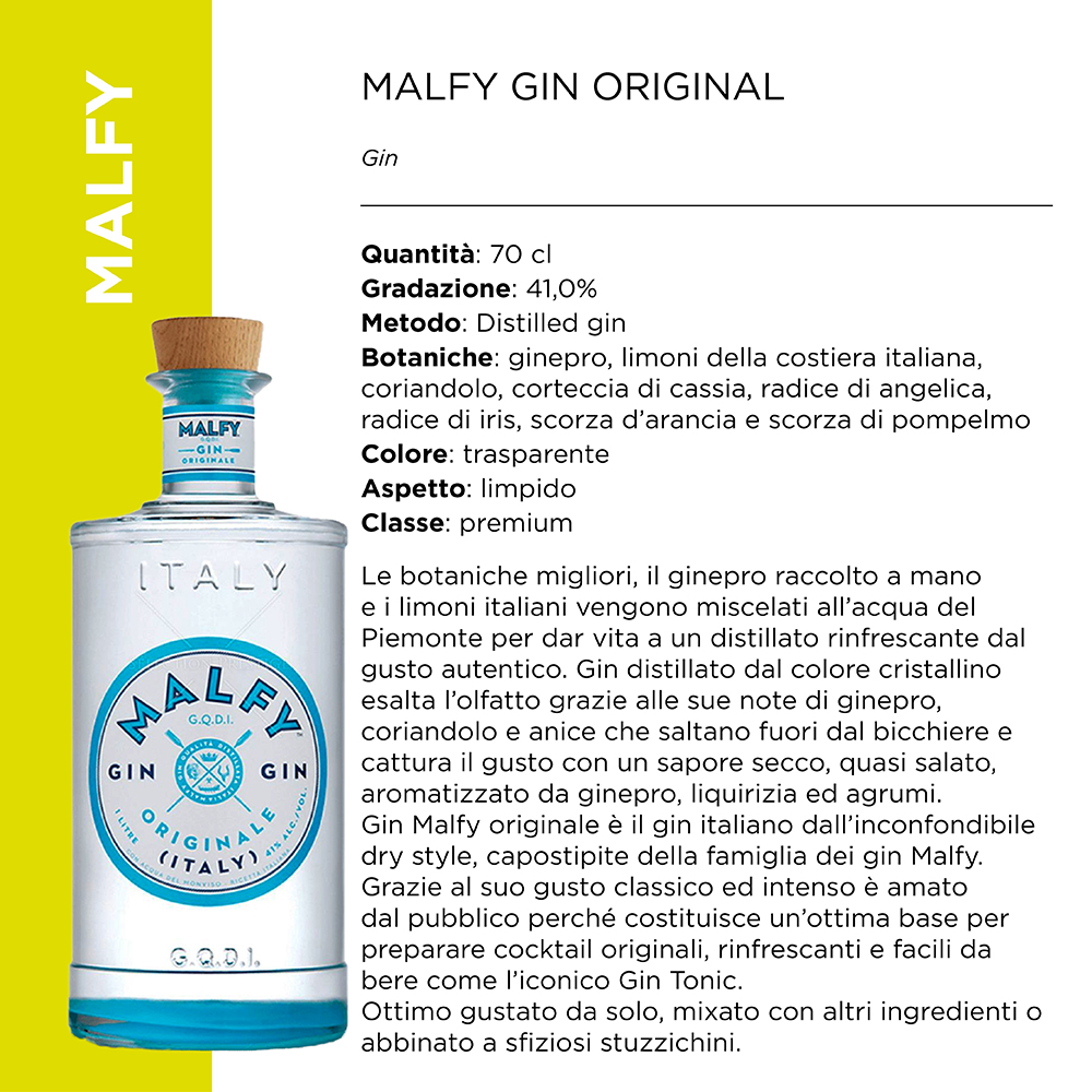 MALFY GIN ORIGINAL 41? x Cl.70 [MALFY105]