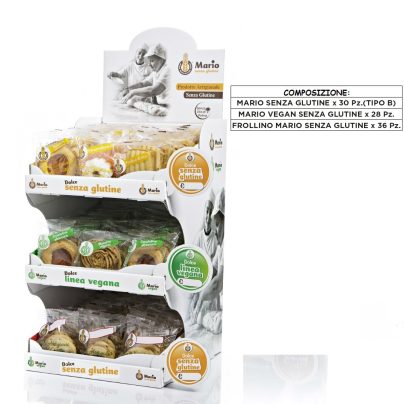 EXPO DA MARIO VEGANO/SENZA GLUTINE x 94 Pz. [MARIO125]