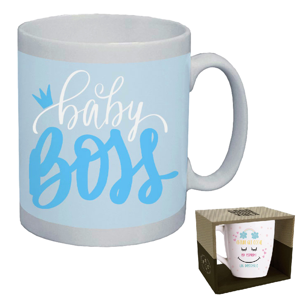 TAZZA BABY BOSS AZZURRO x 1 Pz. V.9,50 ART.20TT06 [MARPIMAR366]